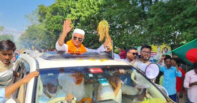 সিরাজগঞ্জ-৫ আসনে ধানের শীষের প্রার্থীকে গণসংবর্ধনা